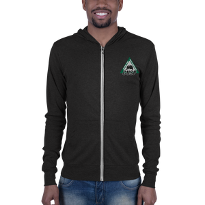 Men's charcoal 2025 zip hoodie